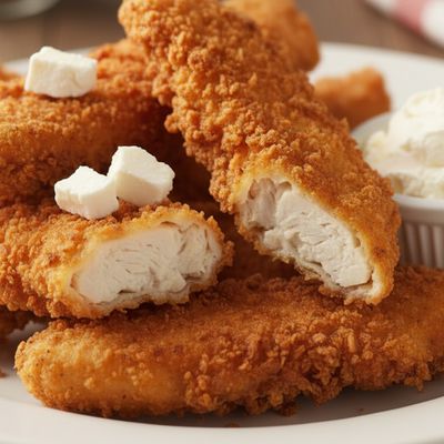 Strips With Kiri Cheese