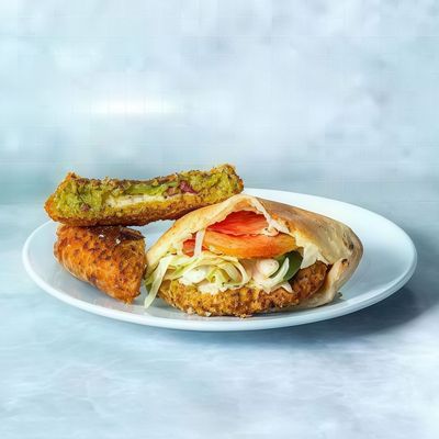 Falafel Basturma Sandwich