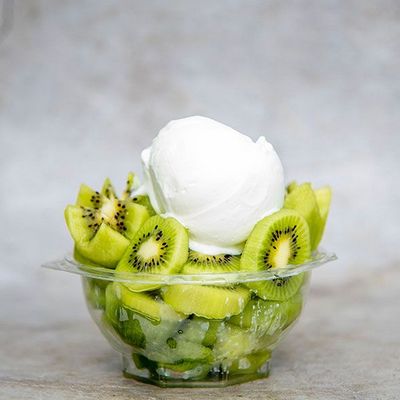 Kiwi With Ice Cream