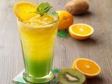 Kiwi With Orange Juice