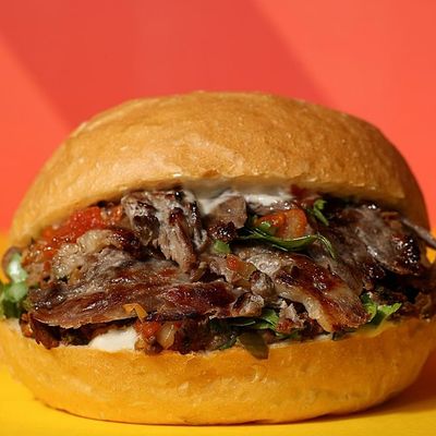 Meat Shawarma Bun Sandwich