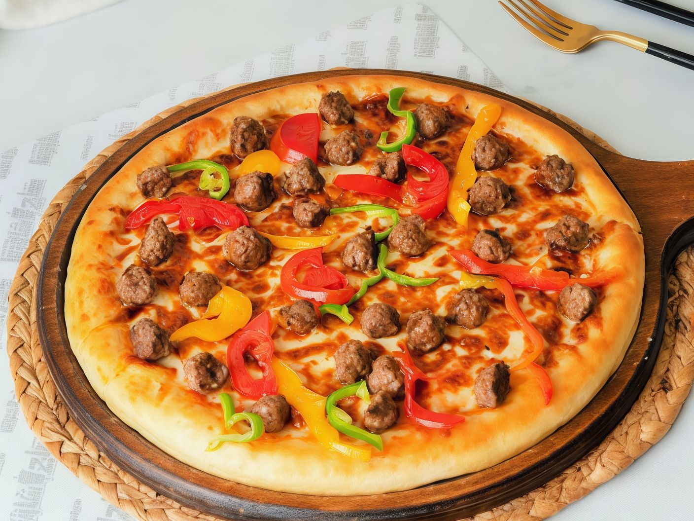 Kofta Italian Pizza