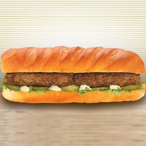 Grilled Kofta Saj Sandwich