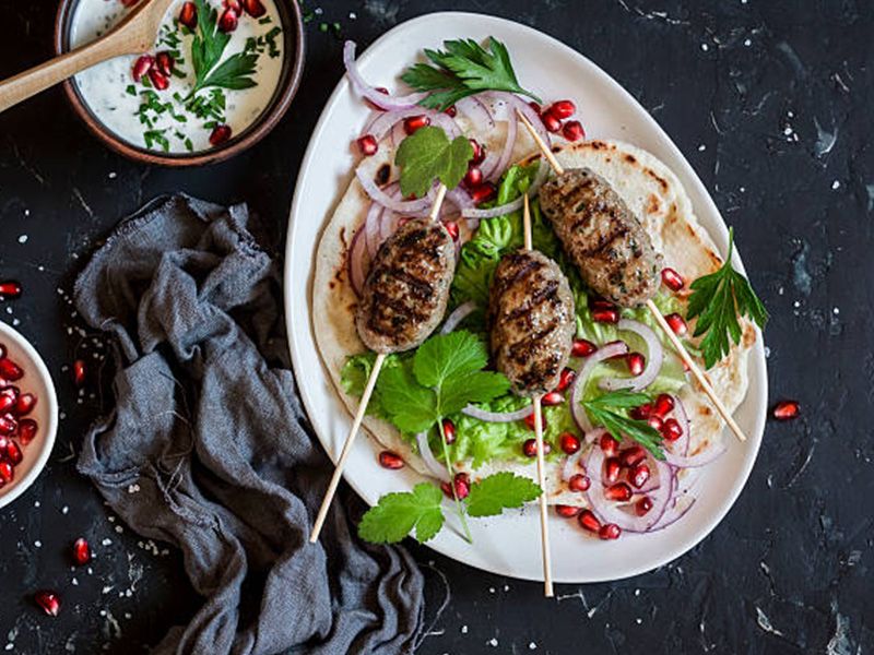Kofta Pan With Potato And Cheese