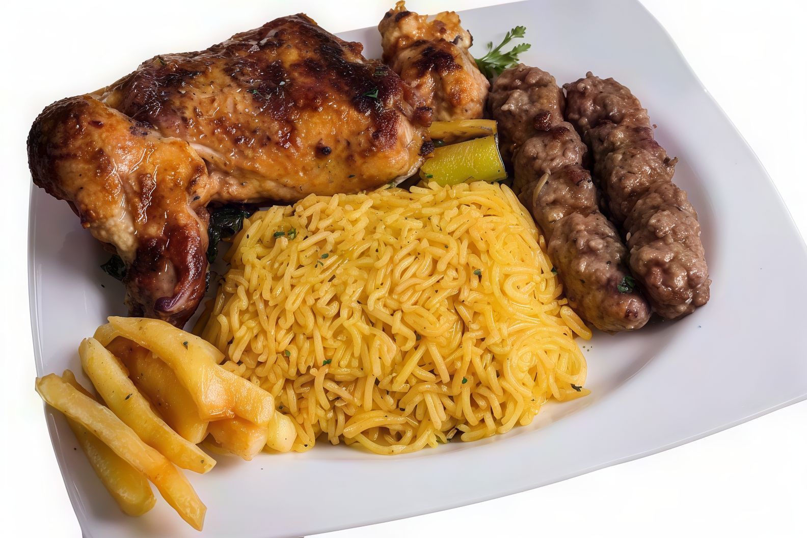 1/4 Chicken And 1/8 Kofta Meal
