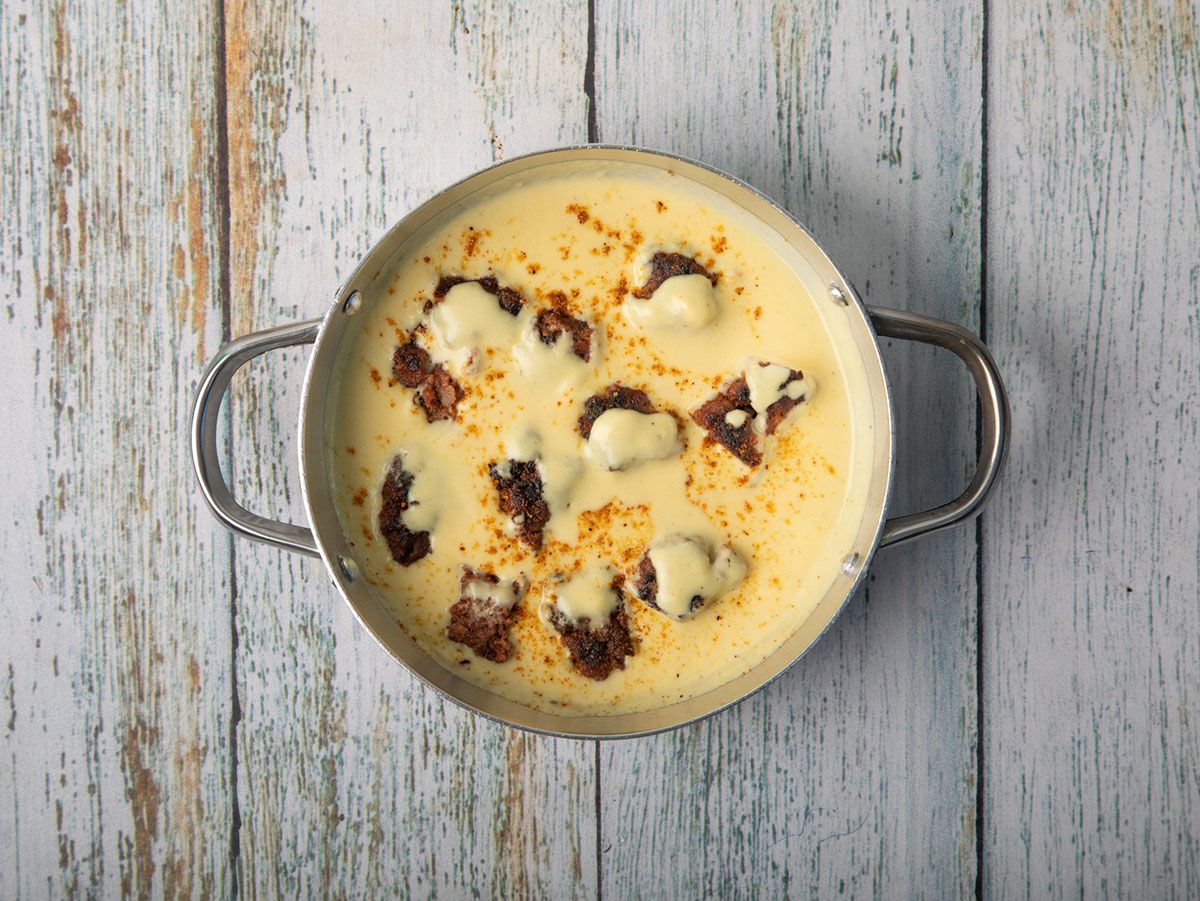 Kofta With Cheese Pan