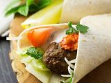 Kofta Wrapped Tortilla