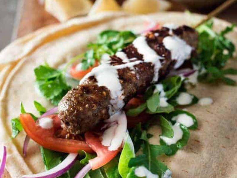 Grilled Kofta Wrap