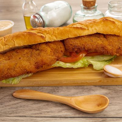 Cookie fried chicken sandwich