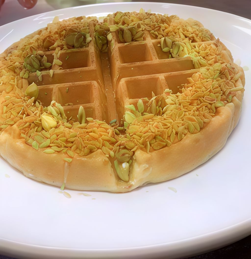 Konafa Pistachio Waffle