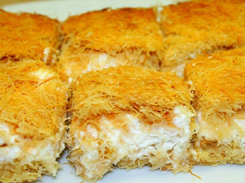 Konafa With Cream
