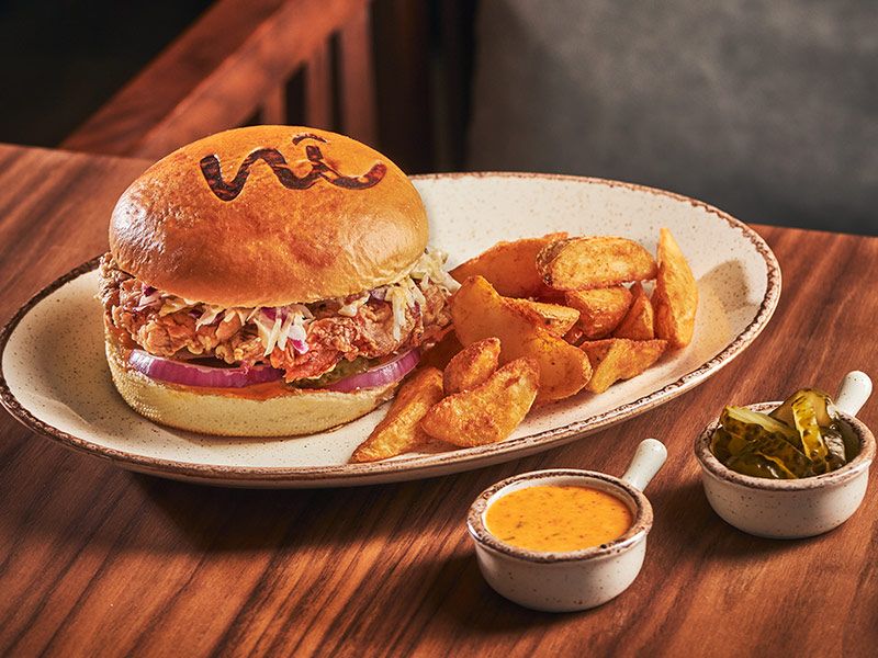 Korean Burger Sandwich
