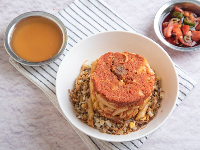 Koshary and Chicken Casserole
