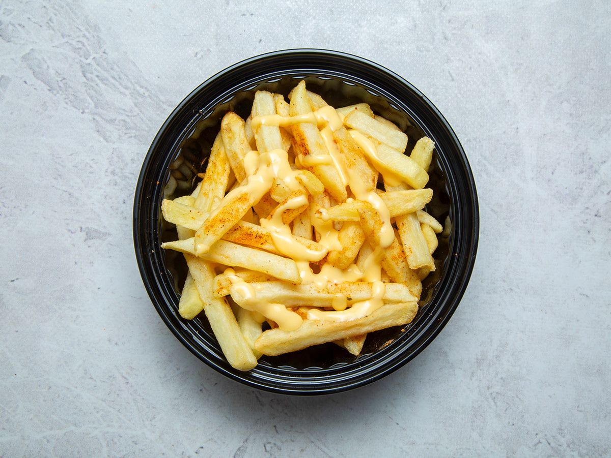 Fries Large With Cheddar Sauce