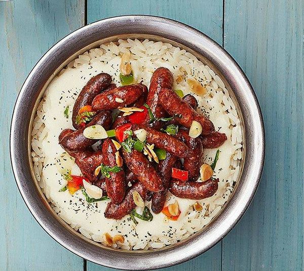 Koshary With Oriental Sausage