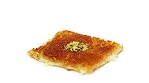 Konafa with Qeshta