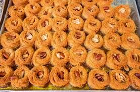 Kunafa with peanuts