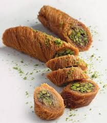 Kunafa with pistachio twists
