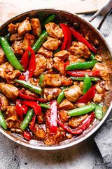 Chicken With Kung Pao Sauce Platter
