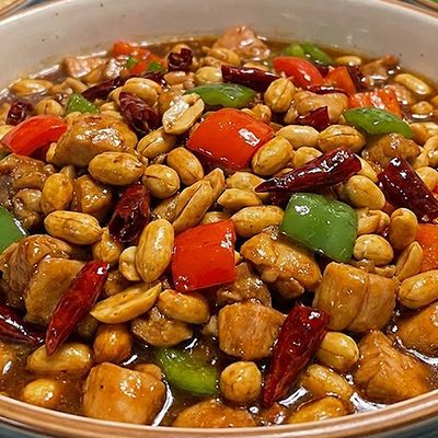 Kung Pao Chicken With Peanuts Large