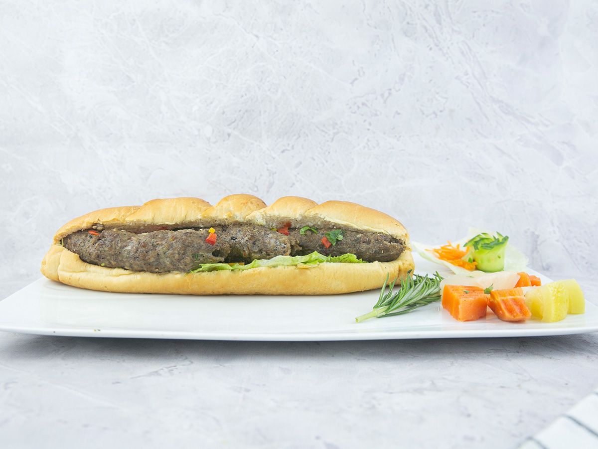 Grilled kofta sandwich