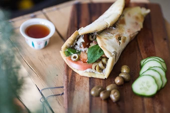 Labneh With Vegetables Manoucheh