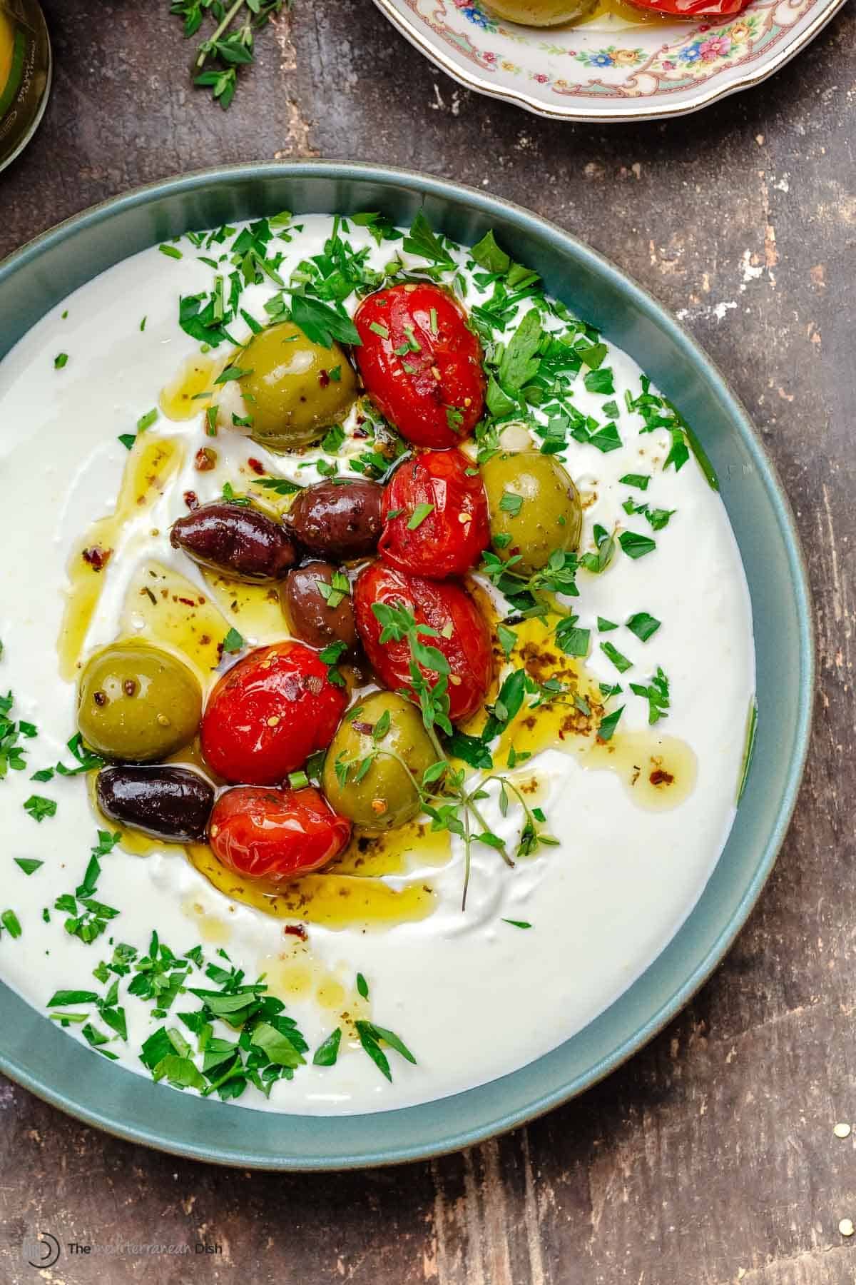 Labneh Salad With Olive Oil