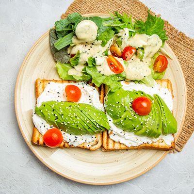 Labneh Avocado Toast