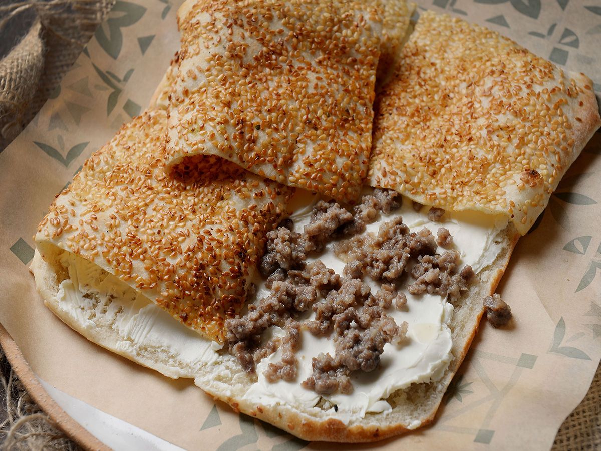 Labneh goat and Awarma