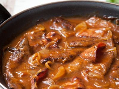 Lamb Liver With Vegetables Casserole