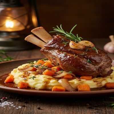 Lamb Shank Plate