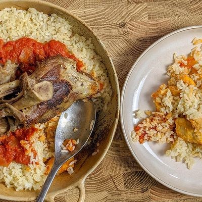 Lamb Shank Fattah