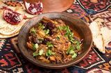 Lamb Shank With Noodles Tagine