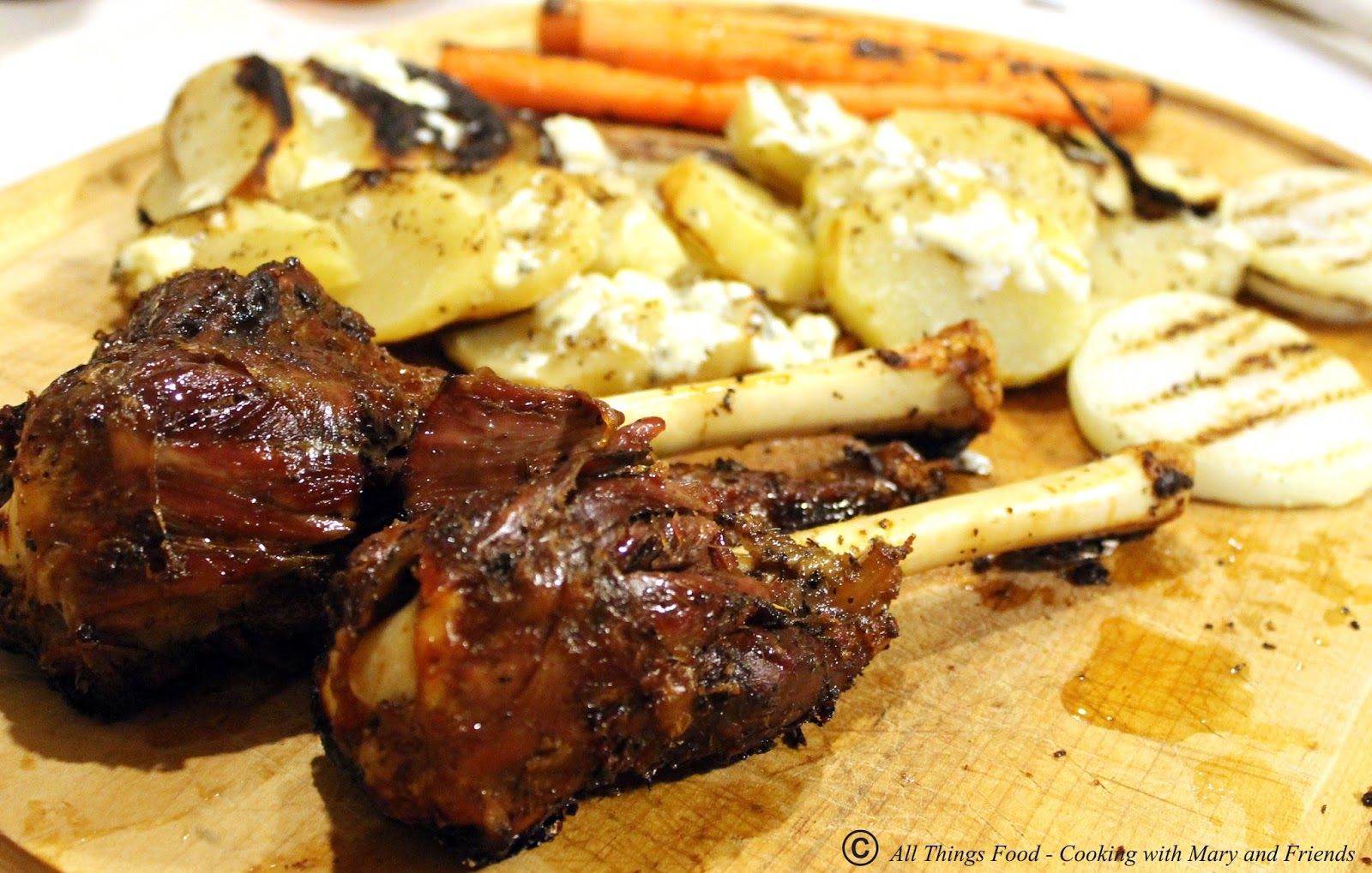 Lamb Shank on Charcoal