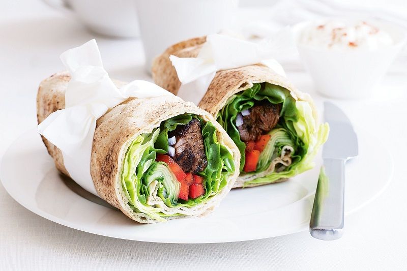 Lamb Skewers Wrap