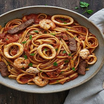Seafood Fettuccine