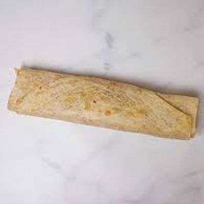 Fried potato roll with omelet eggs and mozzarella cheese