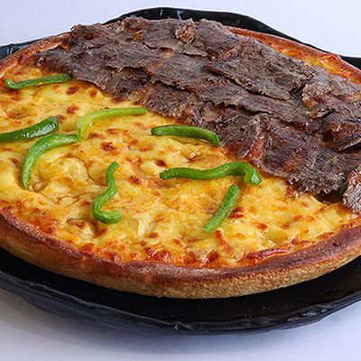 Large Azouz Meat Shawarma Pizza
