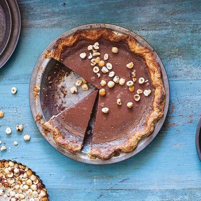 Large Hazelnut Chocolate Pie