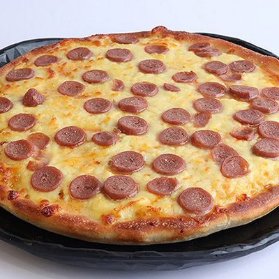 Large Hot Dog Pizza
