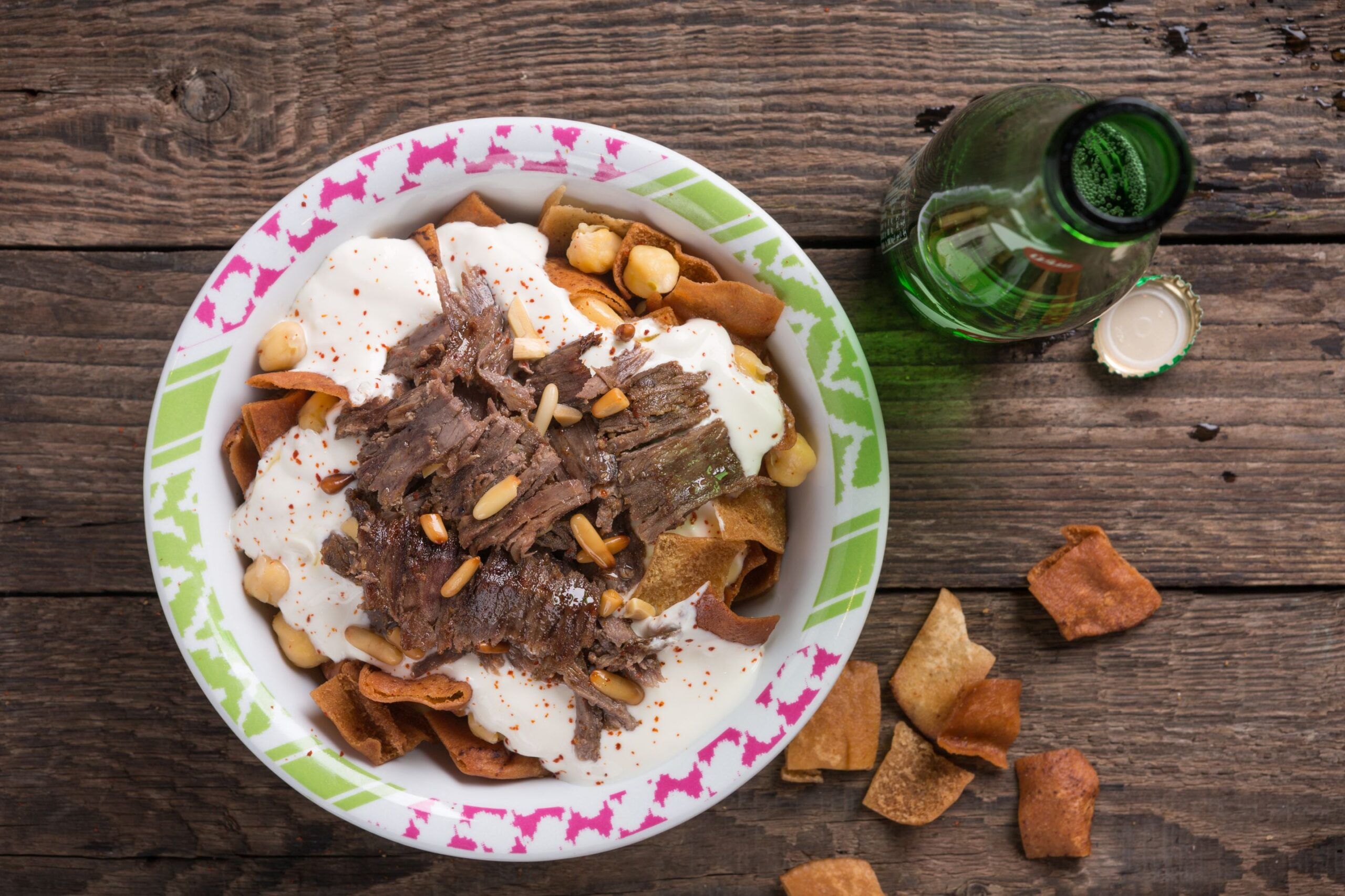 Large Hamza Meat Shawarma Fatteh