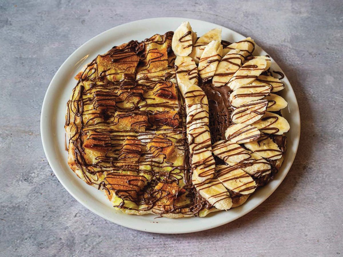 Large Nutella Banana Pie