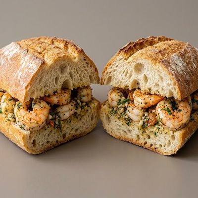 2 Half Large Shrimp Loaf