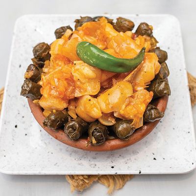 Large Vine Leaves with Knuckles Casserole