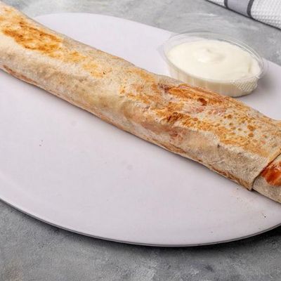 Larger shawarma potato sandwich