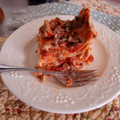 Lasagna Funghi E Pollo Pasta