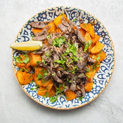 Lebanese Maqanek With Lemon And Pomegranate Molasses