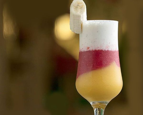 Yogurt With Fruits Juice