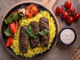 Lebanese Kebab With Safron Rice Offer