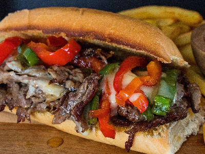 Beef Cheese BBQ Sandwich